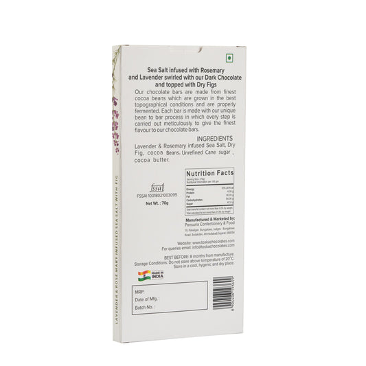 Lavender and Rosemary infused Sea Salt with Fig