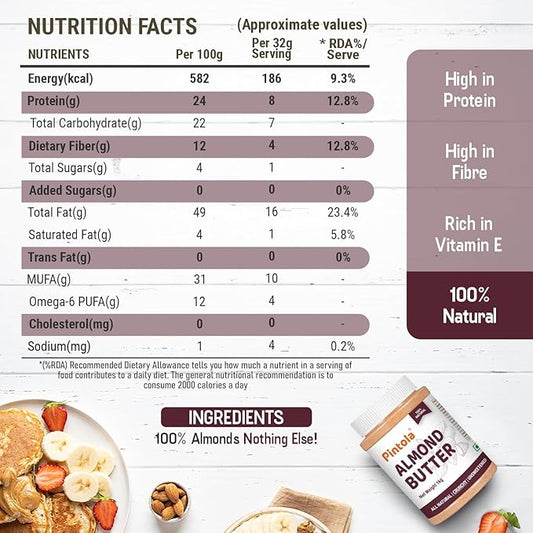 Almond Butter Creamy 1kg