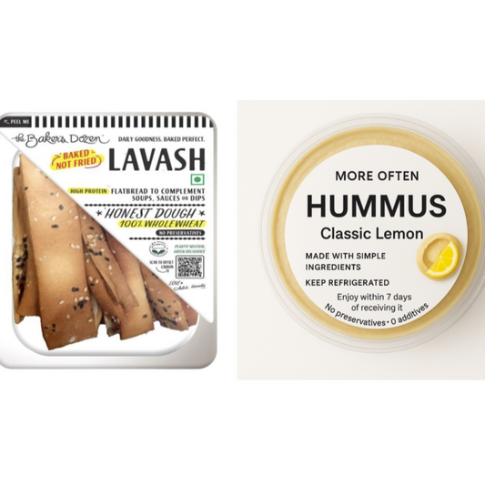 Classic Lemon Hummus + Lavash