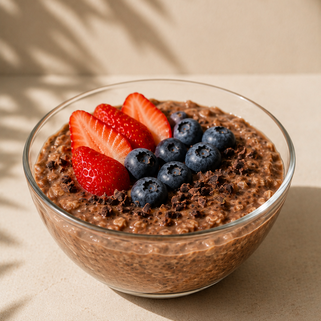 Choco Berry Oat Bowl